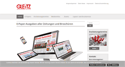 Desktop Screenshot of gleitz-online.de